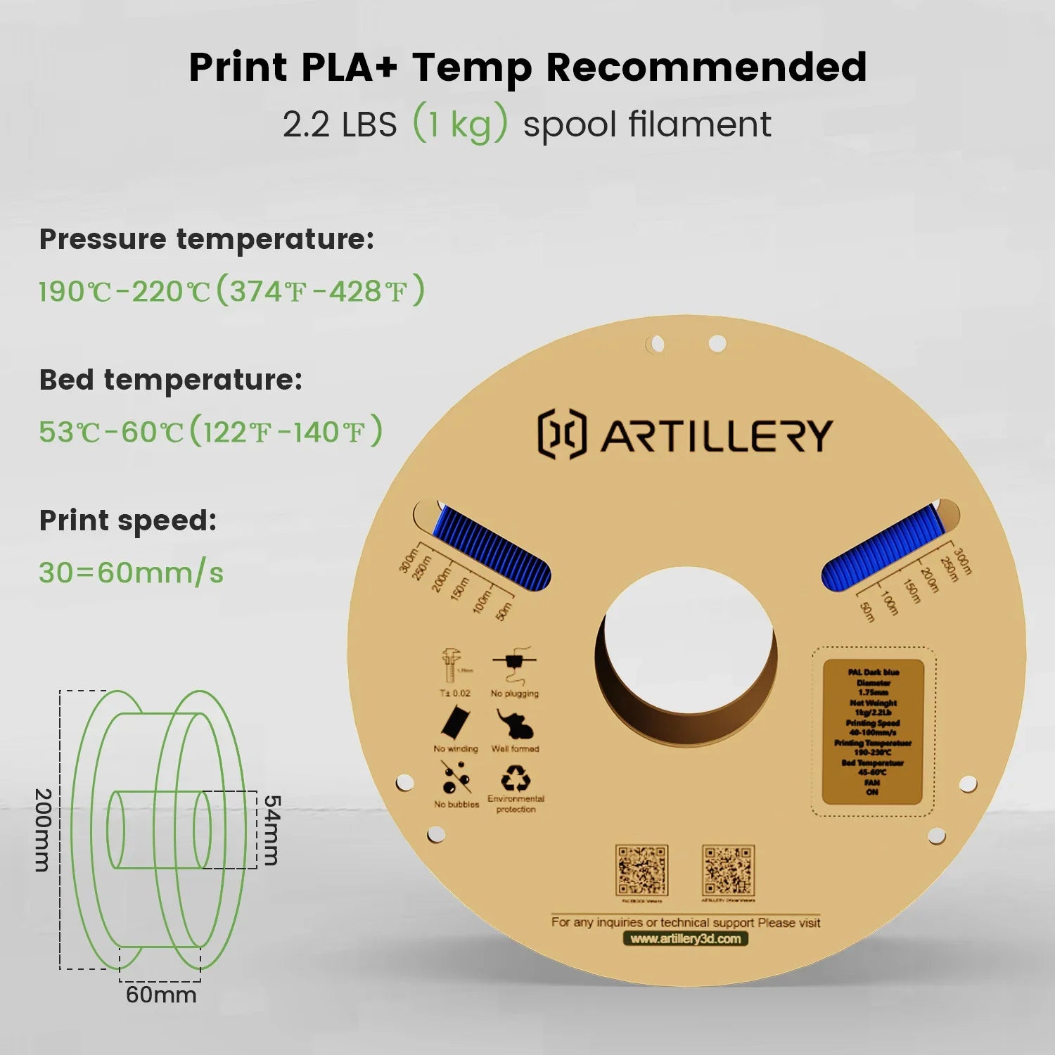 PLA 5-Color Filament Bundle