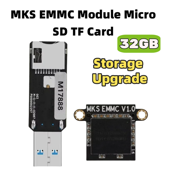 32GB Makerbase MKS EMMC Module Micro SD TF Card for KLP1/KP3S pro V2 Elegoo Neptune 4/4 Pro/4 Max/4 Max - Storage Upgrade
