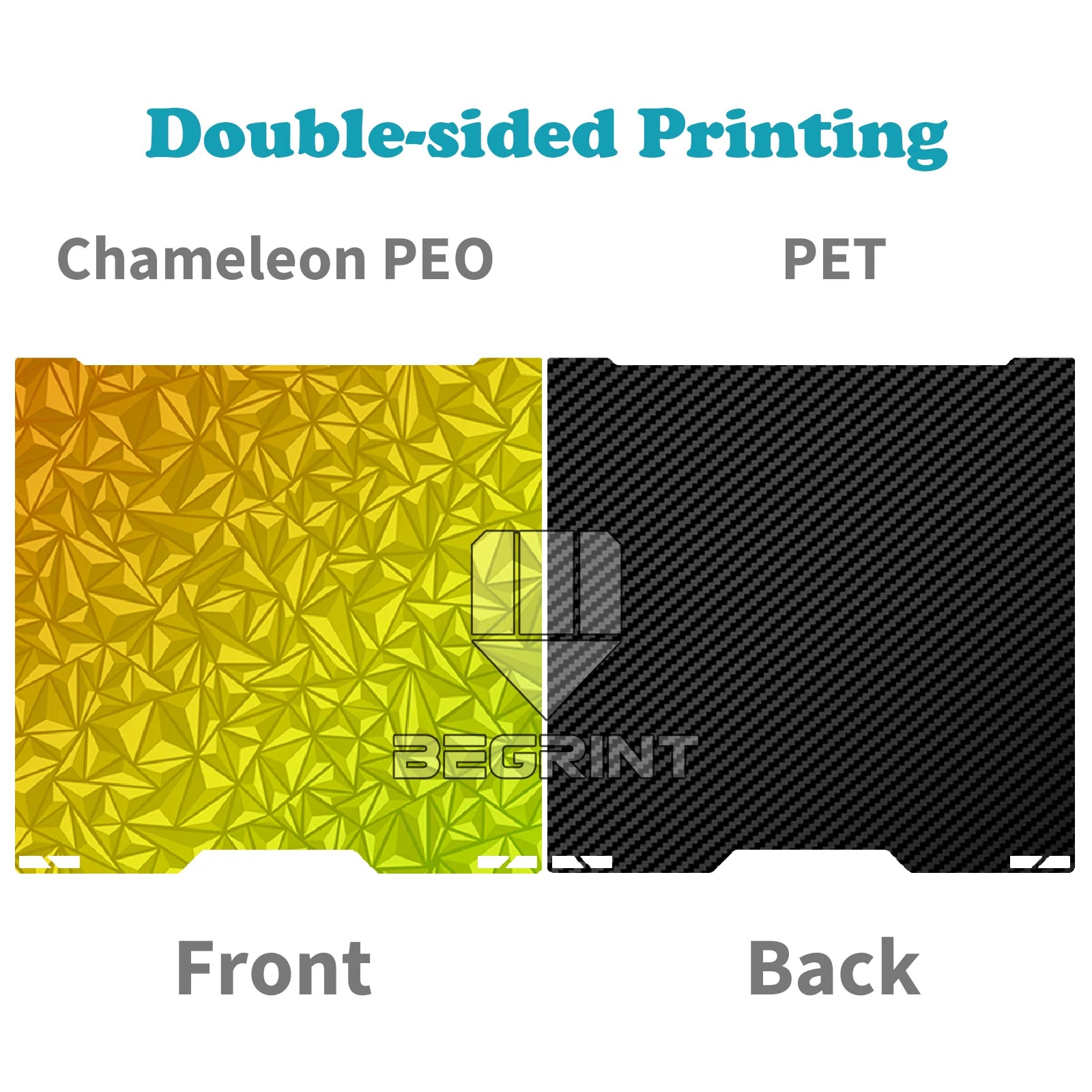 Double-Sided PET/PEI Build Plate for H2D / H2S
