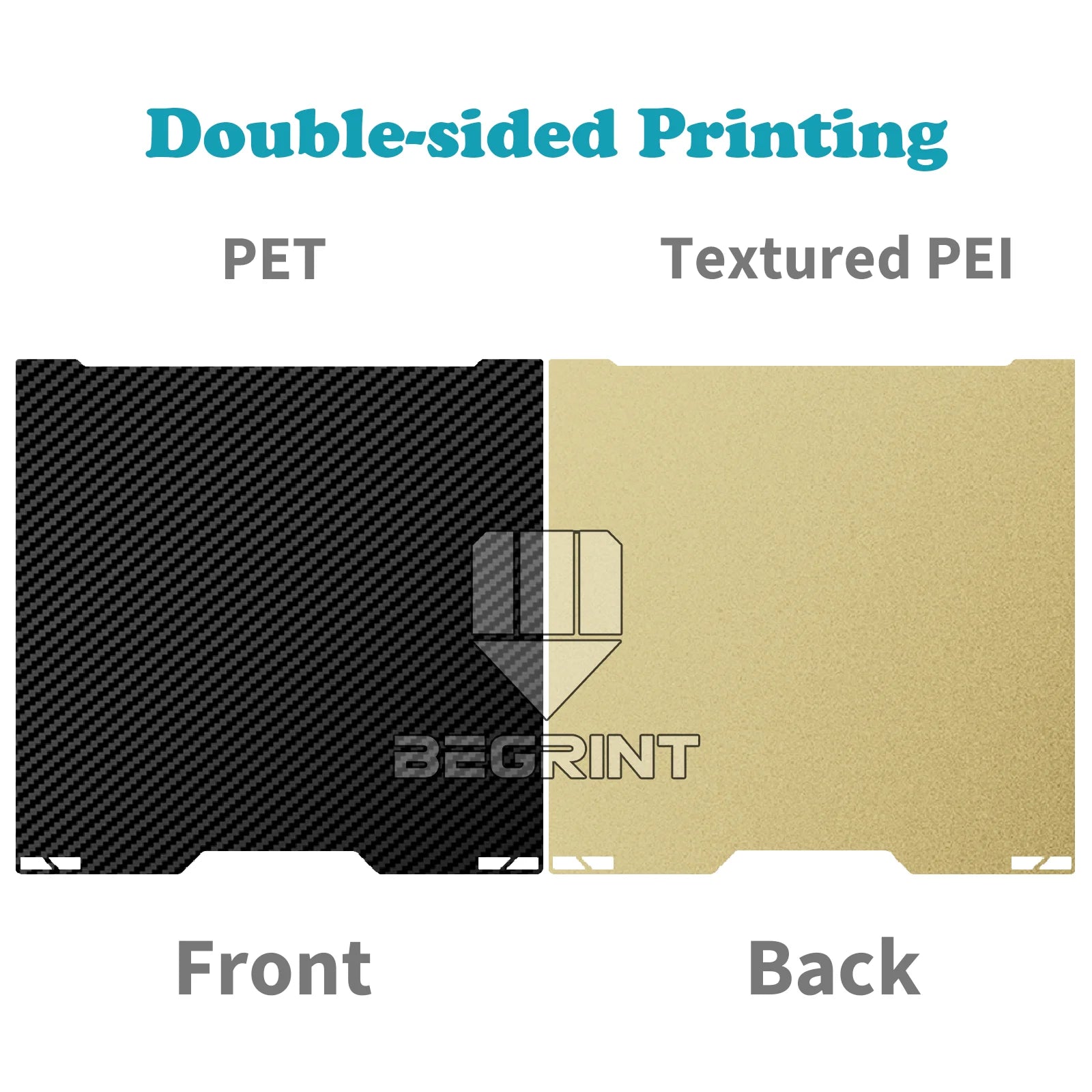 Double-Sided PET/PEI Build Plate for H2D / H2S