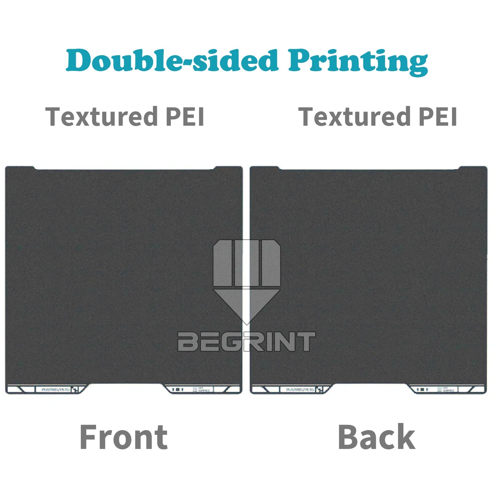 Double-Sided PET/PEI Build Plate for H2D / H2S