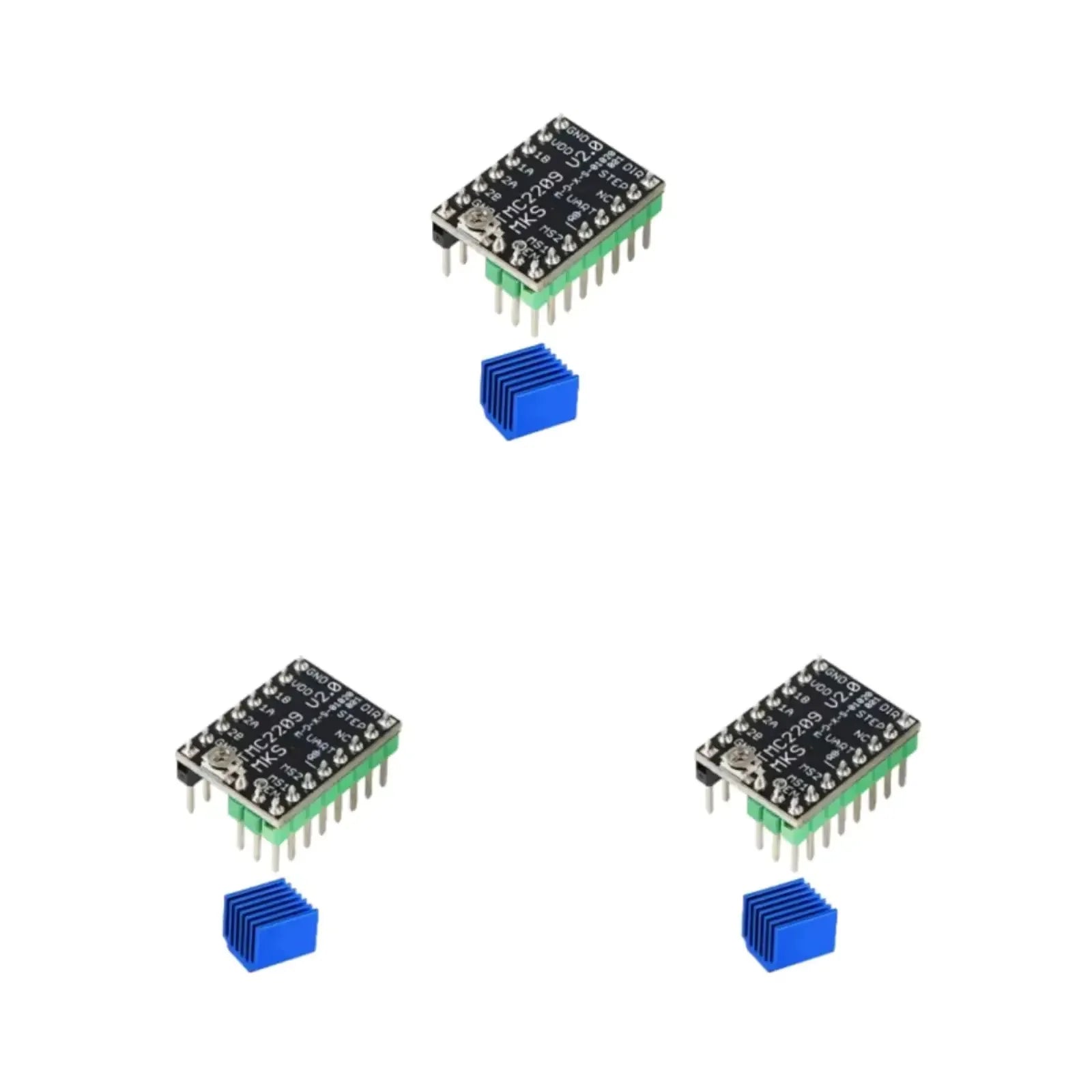 MKS TMC2209 2209 Stepper Motor Driver Skr V2.0 Gen L StepStick 2.5A UART ultra silent For Sgenl Genl Robin Nano 3d printer parts