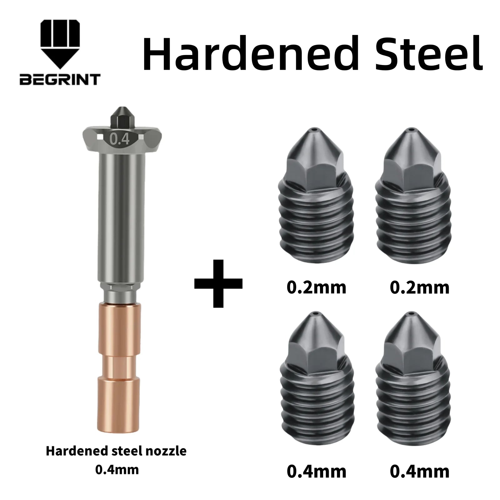 For Anycubic Kobra 3 Max Nozzle Copper Brass Hardened Steel Replace Nozzle Print Head For Anycubic Kobra 3 Max Combo Accessories