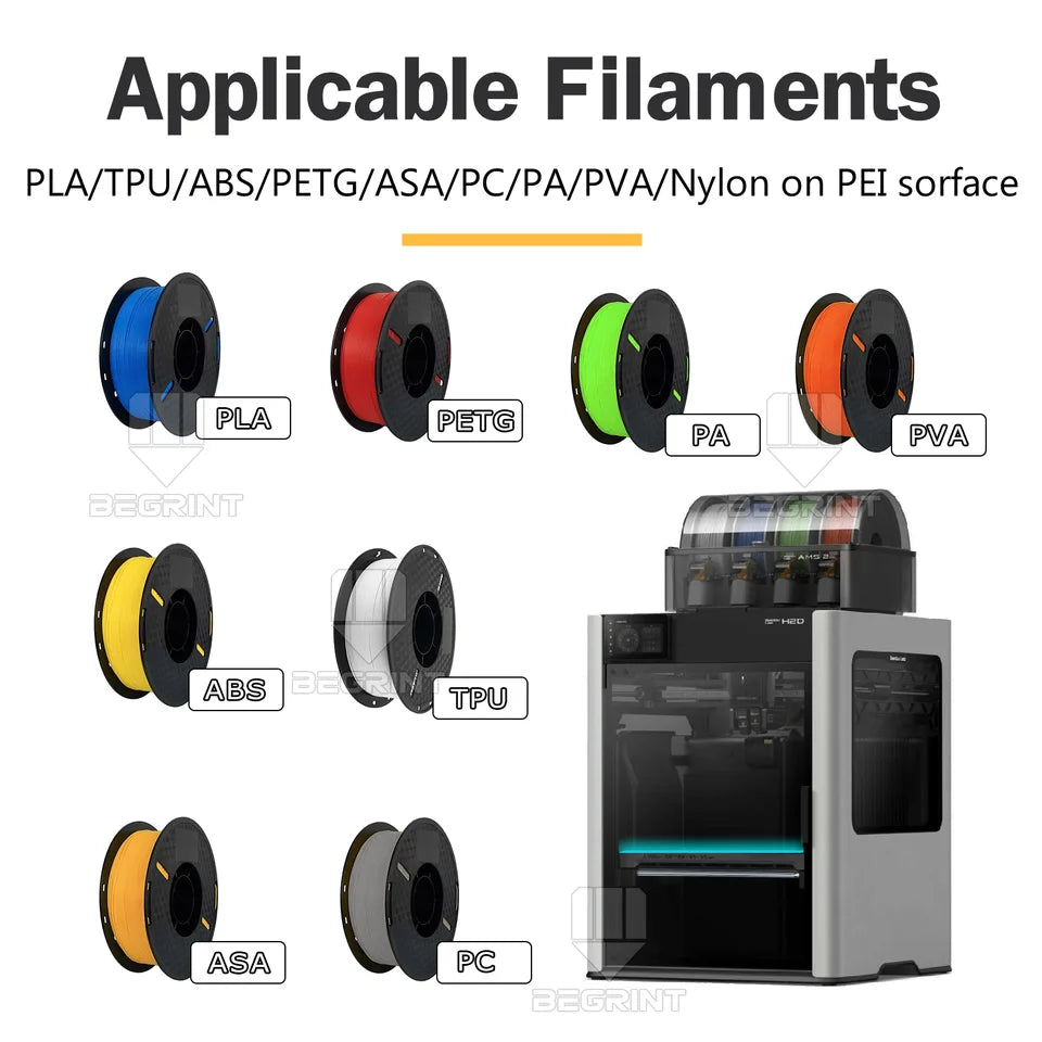 Double-Sided PET/PEI Build Plate for H2D / H2S