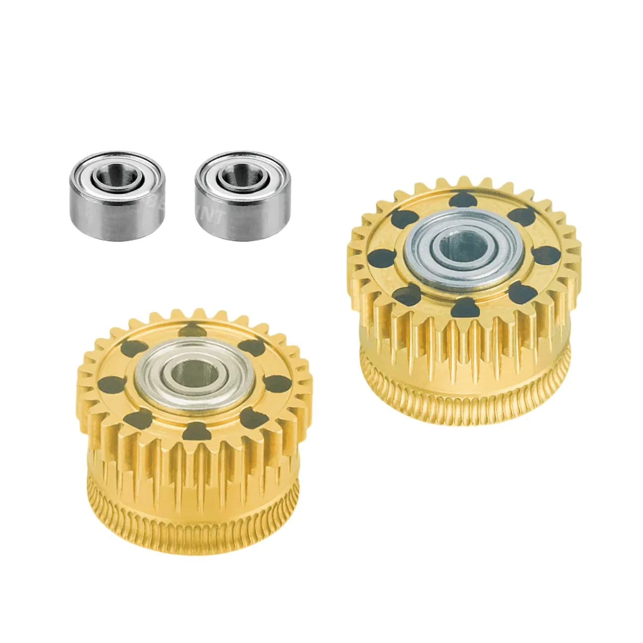 For Creality K2 Plus EXtruder Gear All Metal Filament Drive Gear DLC Coated High Hardness Wear For Creality Hi Extruder Gear