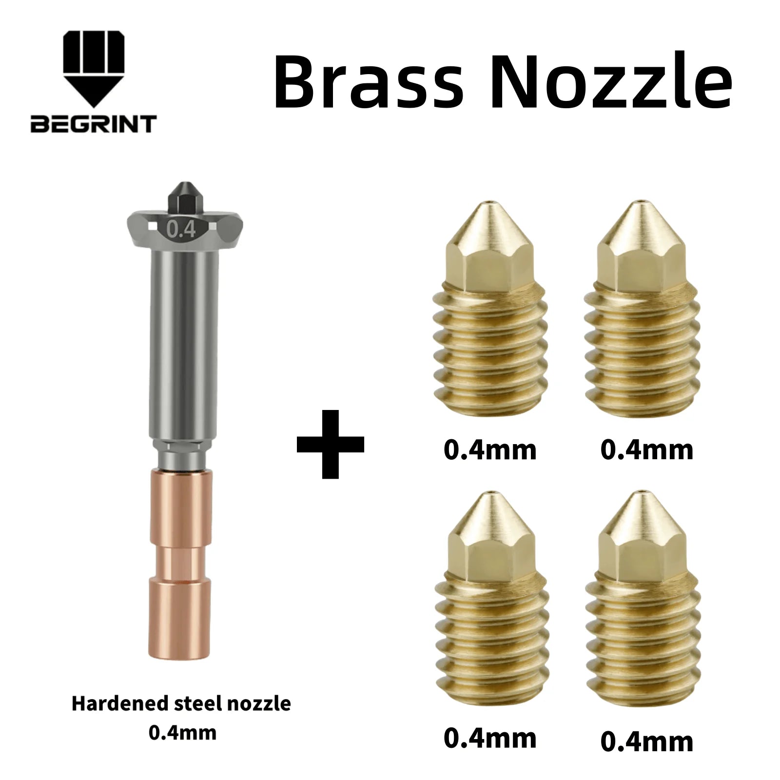 For Anycubic Kobra 3 Max Nozzle Copper Brass Hardened Steel Replace Nozzle Print Head For Anycubic Kobra 3 Max Combo Accessories