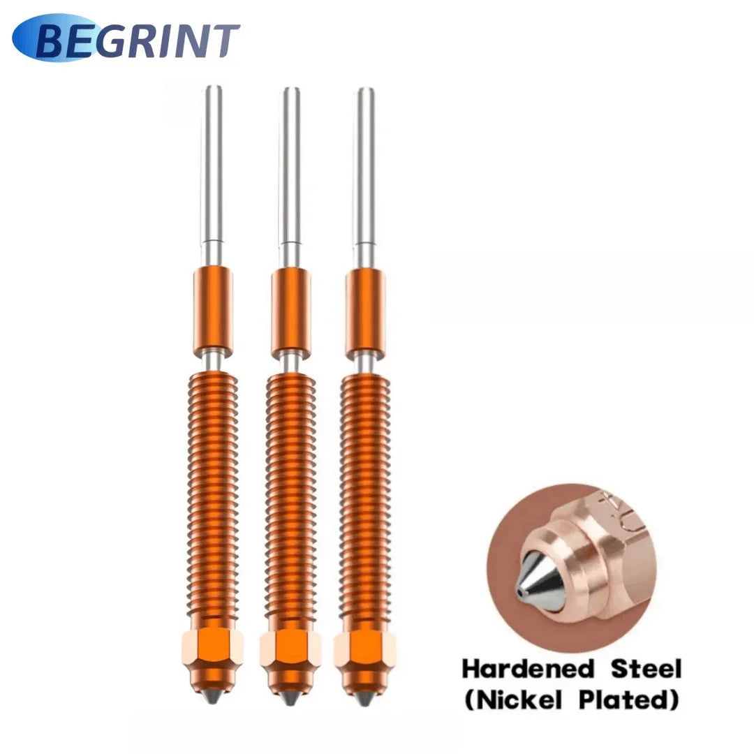 For Creality K2 Plus Nozzles 0.2/0.4/0.6/0.8mmQuick-Swap Nozzle Copper Alloy and Hardened Steel Nozzle for K2 Plus/Creality Hi