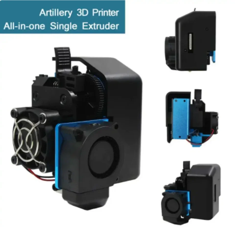 Artillery 3D Printer Sidewinder X1 Full Metal Extruder Kit All-in-one Single Extruder Replacement for Artillery Sidewinder X1
