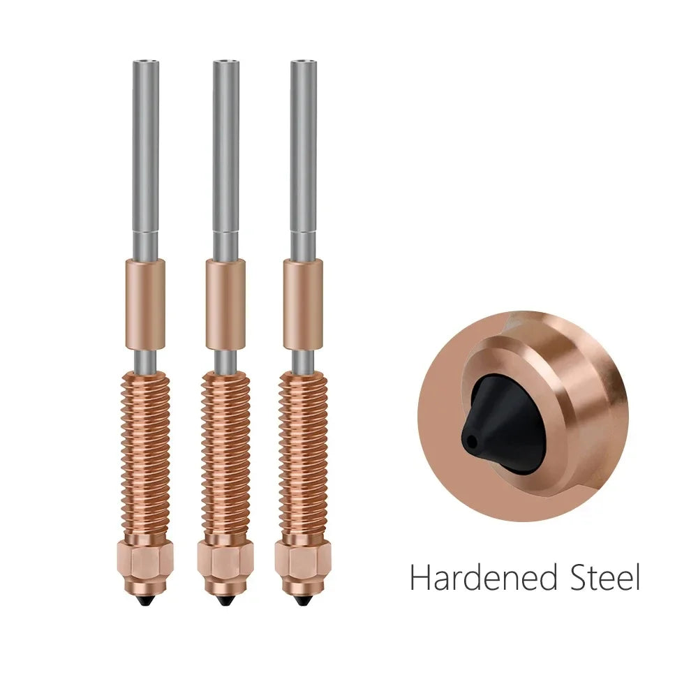 Creality official K1C Nozzle Unicorn Quick-Swap Nozzle Kit 0.4/0.6/0.8 mm Hardened Steel High-Speed Nozzles for K1C/Ender V3