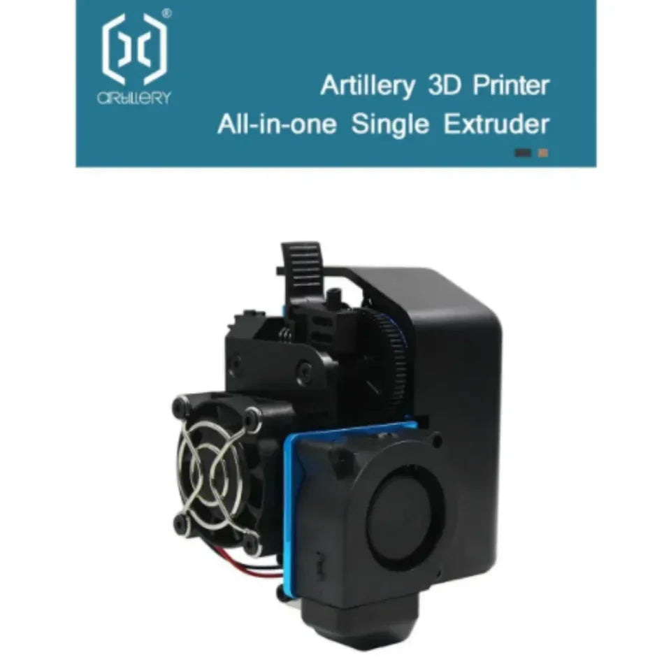 Artillery 3D Printer Sidewinder X1 Full Metal Extruder Kit All-in-one Single Extruder Replacement for Artillery Sidewinder X1