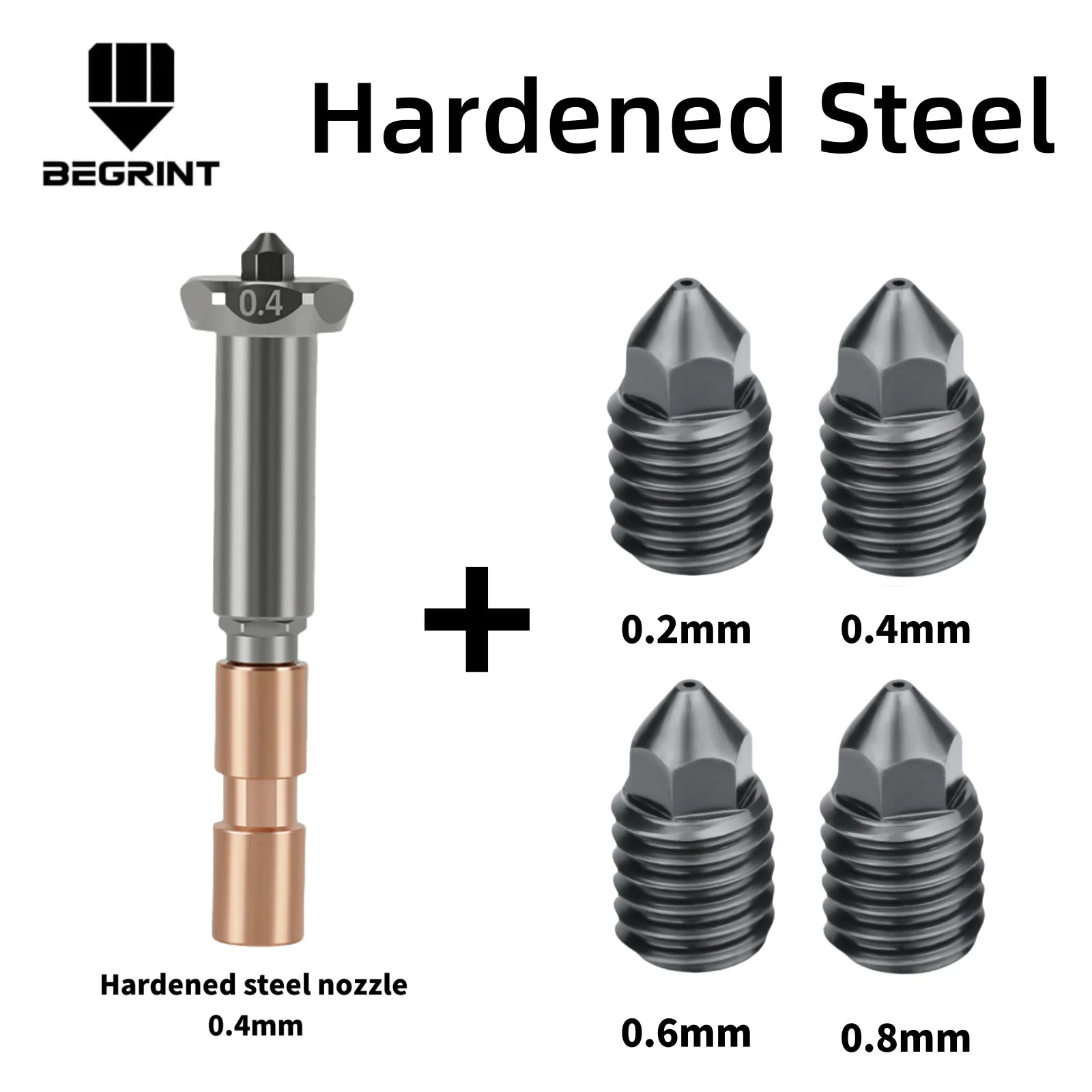 For Anycubic Kobra 3 Max Nozzle Copper Brass Hardened Steel Replace Nozzle Print Head For Anycubic Kobra 3 Max Combo Accessories
