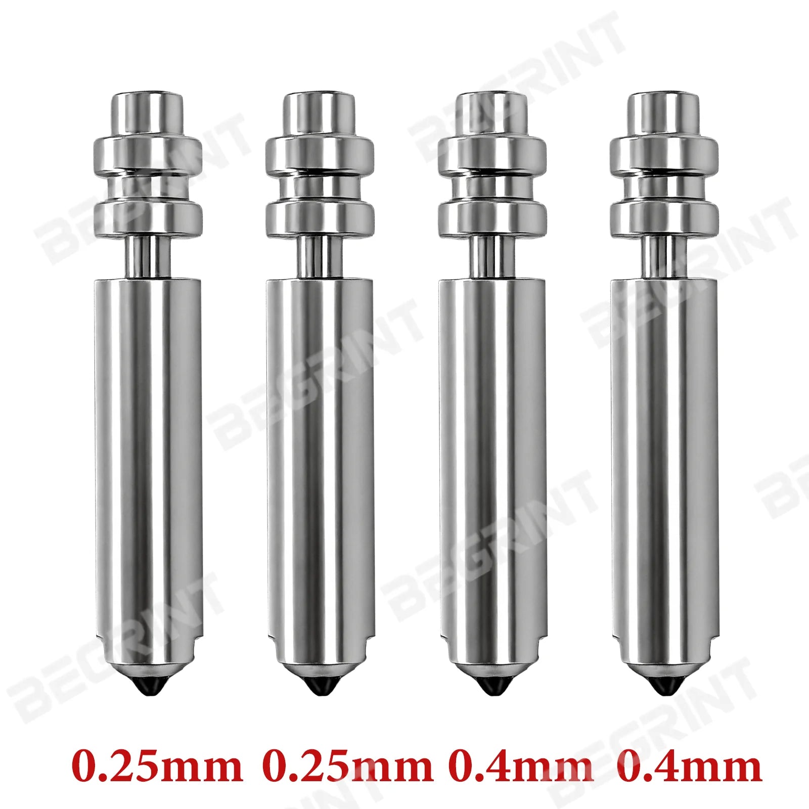For Anycubic Kobra X Nozzle KX Bimetal Nozzles 0.2/0.6/0.8/0.4mm One-piece Hotend Nozzle Resistant 300℃ For KobraX 3D Printer