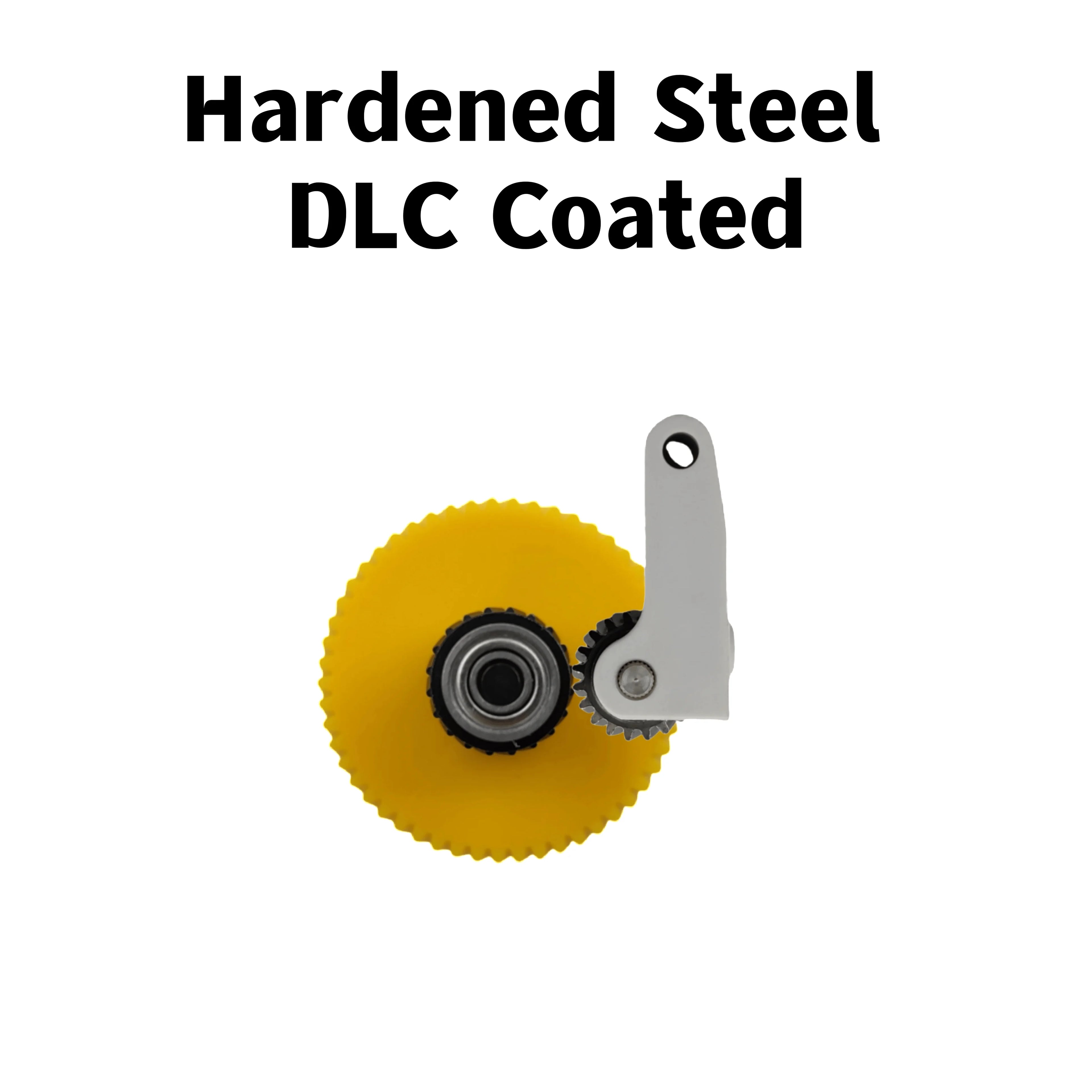 Upgrade Extruder Gear DLC Nano-Coated Hardened Steel Gear Assembly High Precision For Bambu Lab X1 X1C P1P P1S 3D Printer