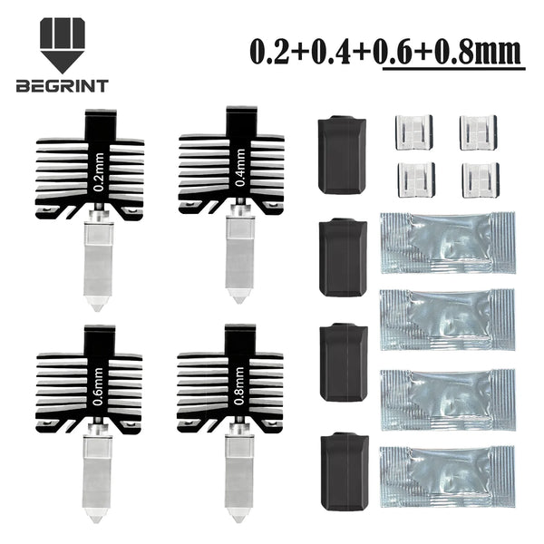 Integrated Hardened Steel Hotend