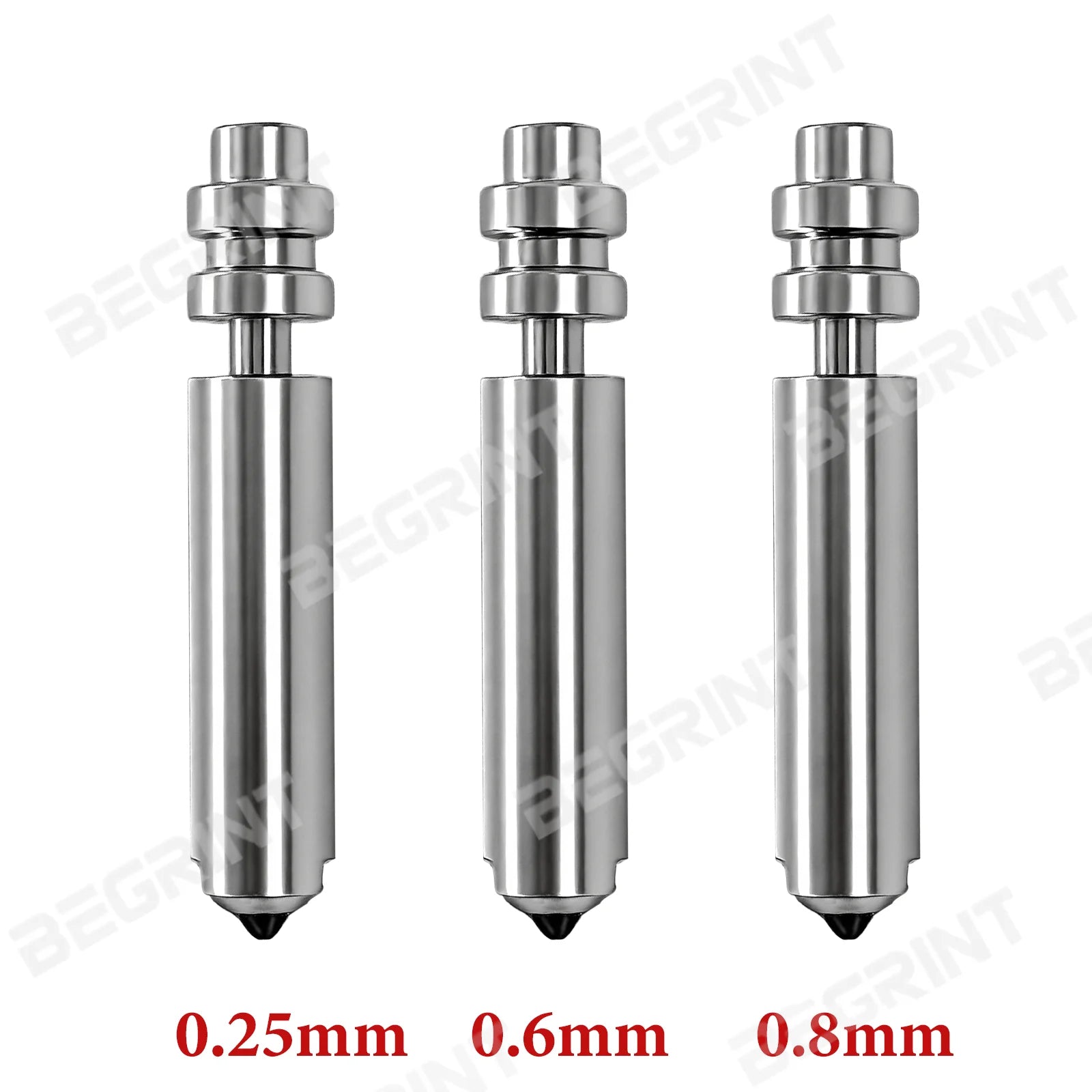 For Anycubic Kobra X Nozzle KX Bimetal Nozzles 0.2/0.6/0.8/0.4mm One-piece Hotend Nozzle Resistant 300℃ For KobraX 3D Printer
