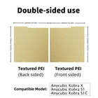 Double-Sided PEI/PET Plate for Kobra X