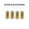 4PCS 0.2mm Brass