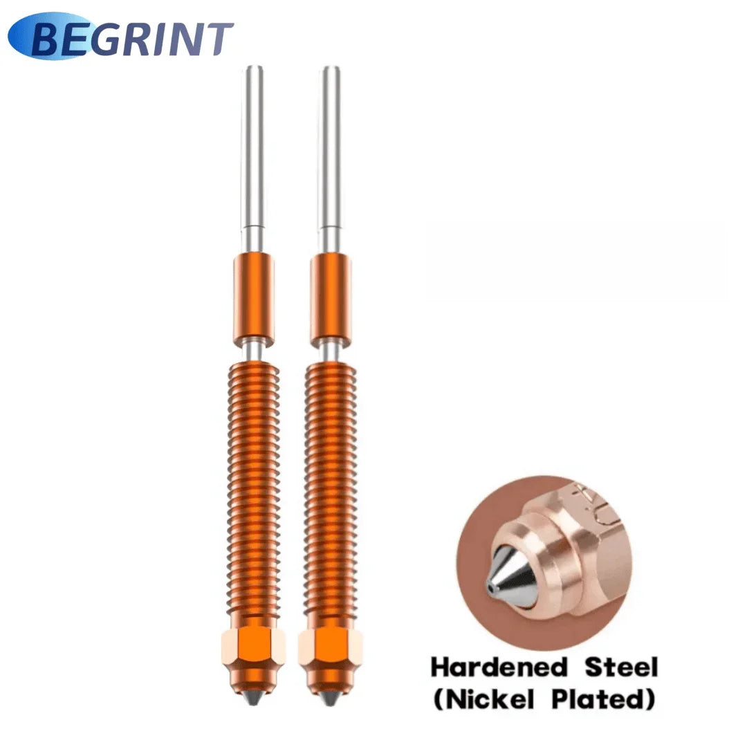 For Creality K2 Plus Nozzles 0.2/0.4/0.6/0.8mmQuick-Swap Nozzle Copper Alloy and Hardened Steel Nozzle for K2 Plus/Creality Hi