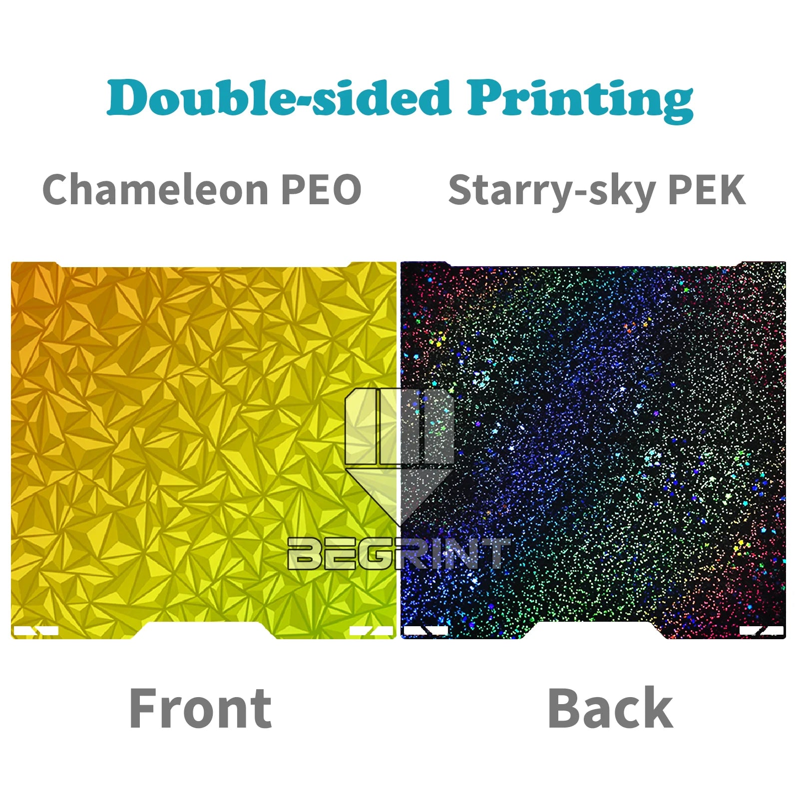 Double-Sided PET/PEI Build Plate for H2D / H2S