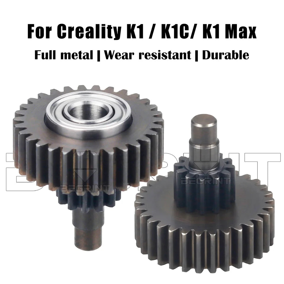 New Gear For Creality K1 K1C K1 Max Extruder Transmission Reduction Gear All Metal Filament Drive Gears 3D Printer Accessories