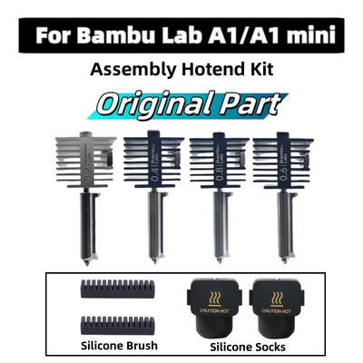 Hotend Kit with Cleaning Brush for A1 Mini