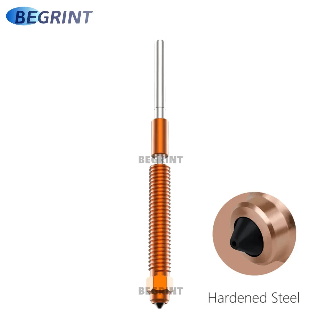 For Creality K2 Plus Nozzles 0.2/0.4/0.6/0.8mmQuick-Swap Nozzle Copper Alloy and Hardened Steel Nozzle for K2 Plus/Creality Hi