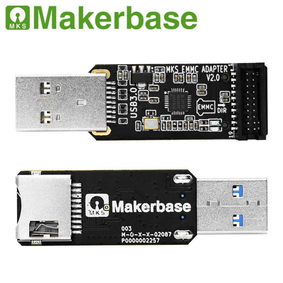 Makerbase MKS EMMC-ADAPTER V2 USB 3.0 Reader For EMMC Module Micro SD TF Card MKS Pi MKS SKIPR