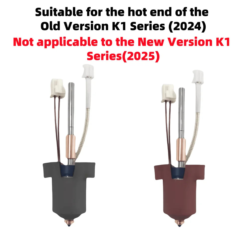 For Creality K1C/K1 Max hotend kit Quick Swap Ceramic Heating Block High Flow Printing 3d Printer Parts for K1Max K1C 3D Printer