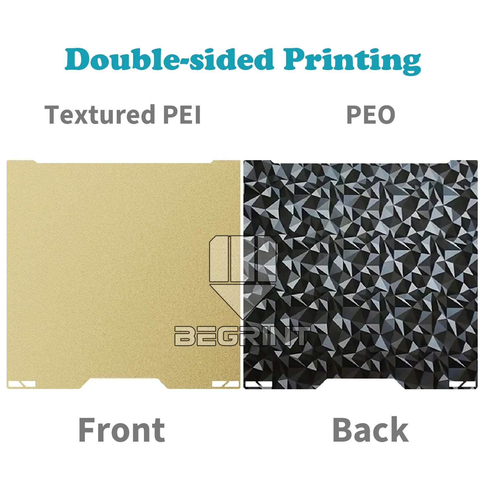 Double-Sided PET/PEI Build Plate for H2D / H2S