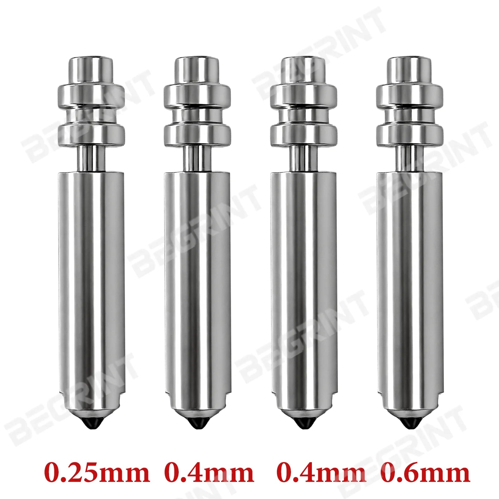 For Anycubic Kobra X Nozzle KX Bimetal Nozzles 0.2/0.6/0.8/0.4mm One-piece Hotend Nozzle Resistant 300℃ For KobraX 3D Printer