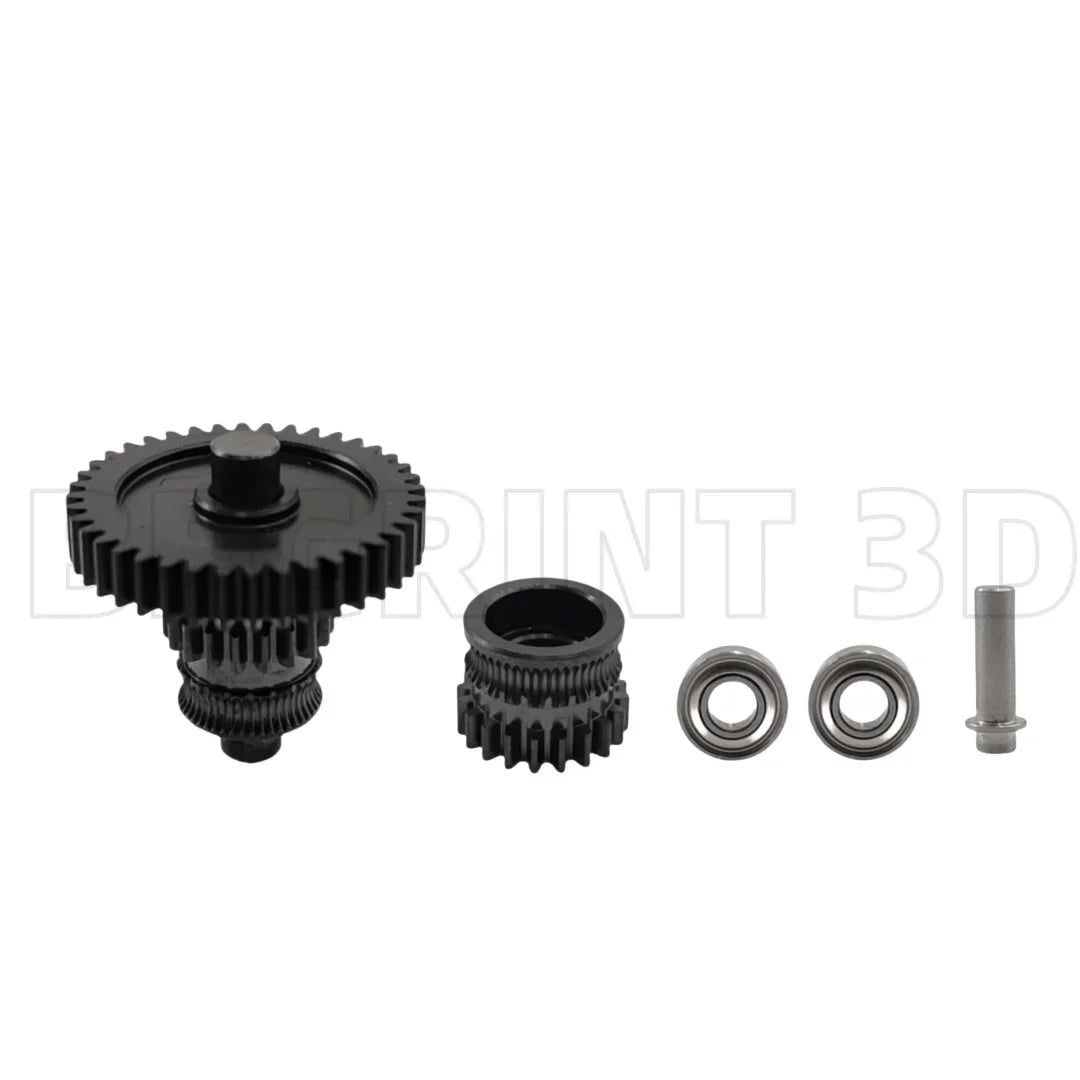 For Kobra 3 Extruder Upgrade Gear Hardened Steel One-Piece Kit Nano Coated Wear Resistance For Anycubic Kobra 3 3D Printer Parts