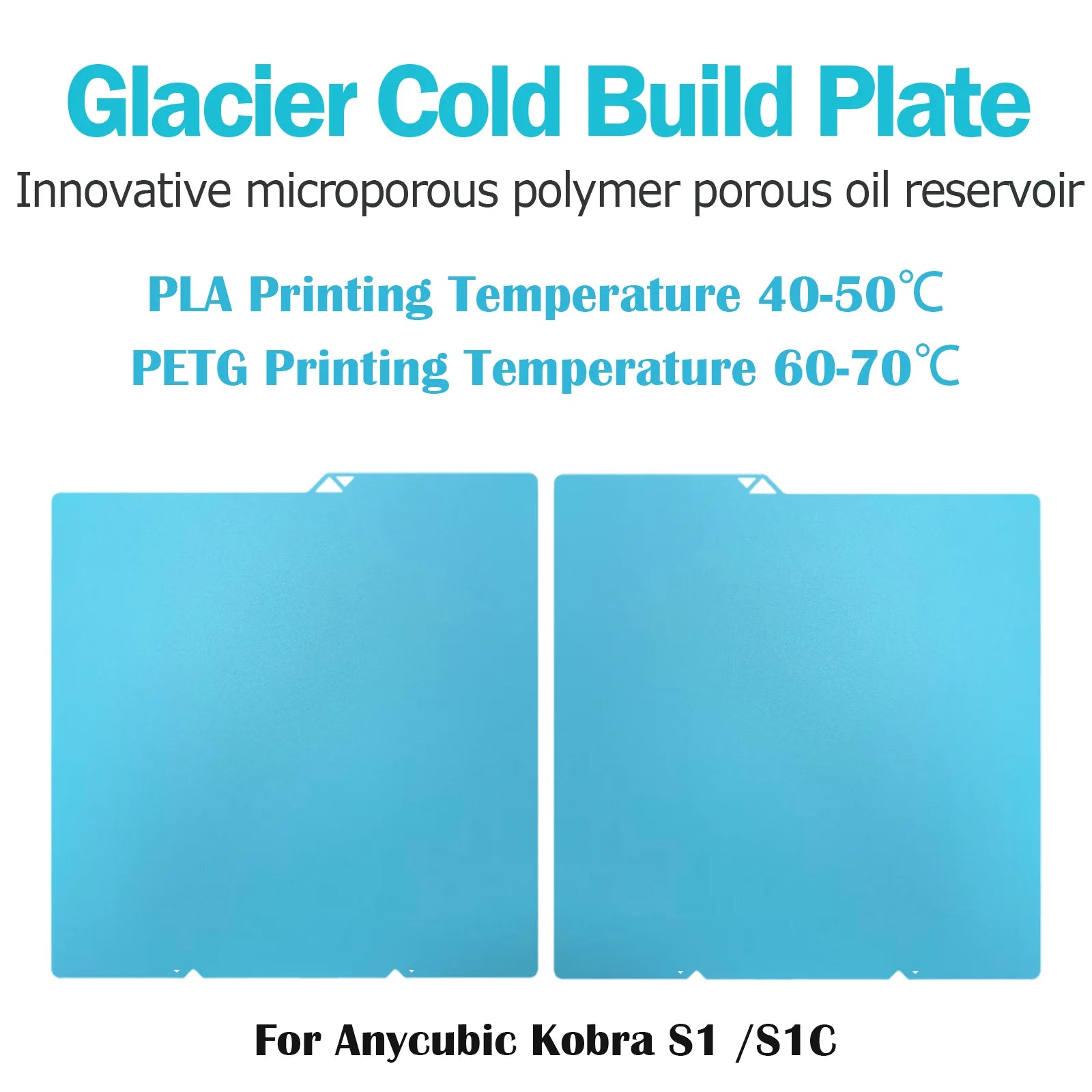 Glacier Cold Build Plate for Kobra S1