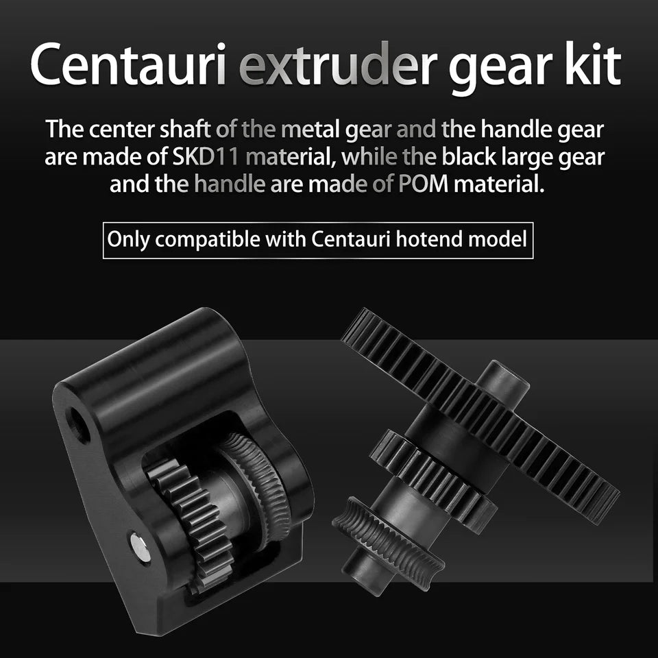 For Elegoo Centauri Carbon Extruder Gear Hardened Steel Integrated Extrusion Head Gear High hardness POM arm For ELEGOO Centauri