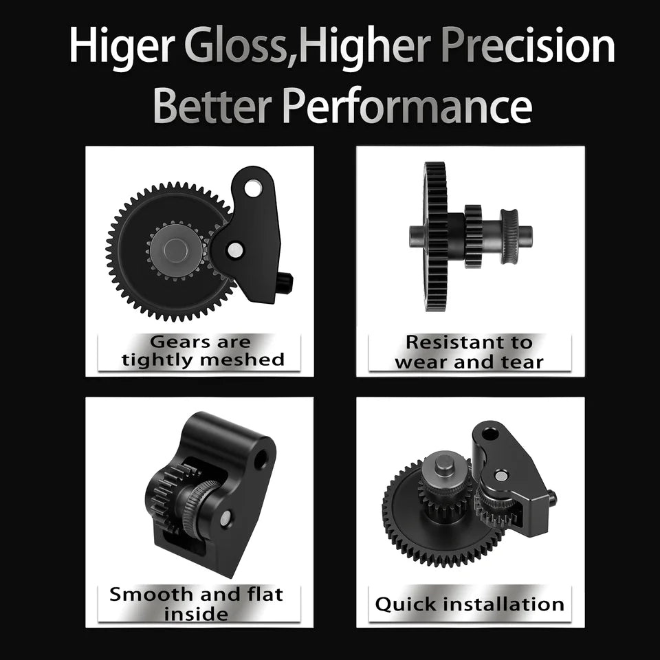 For Elegoo Centauri Carbon Extruder Gear Hardened Steel Integrated Extrusion Head Gear High hardness POM arm For ELEGOO Centauri