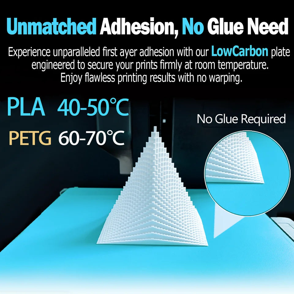 Cold Plate Textured PEI Build Plate for H2S / H2D