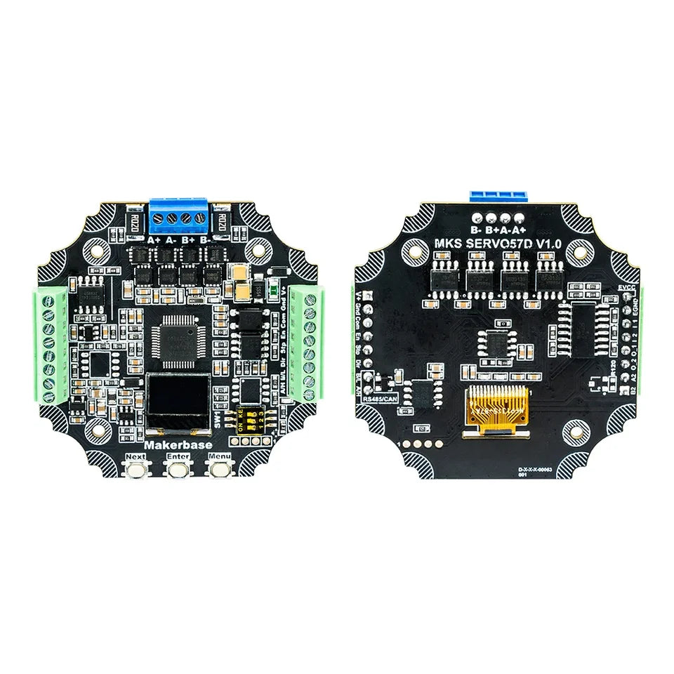 Makerbase MKS SERVO57D PCBA NEMA23 closed loop stepper motor Driver CNC 3d printer for Gen_L FOC quiet and efficient
