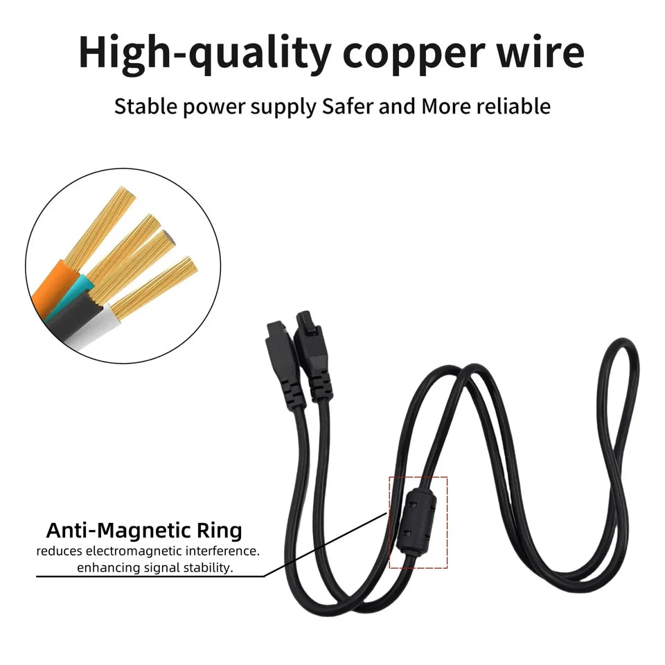 For Anycubic ACE 4-pin Extension Cable For Kobra3/3 Combo/3Max/3max combo/S1/S1 Combo 3D printer With Magnetic ring cable