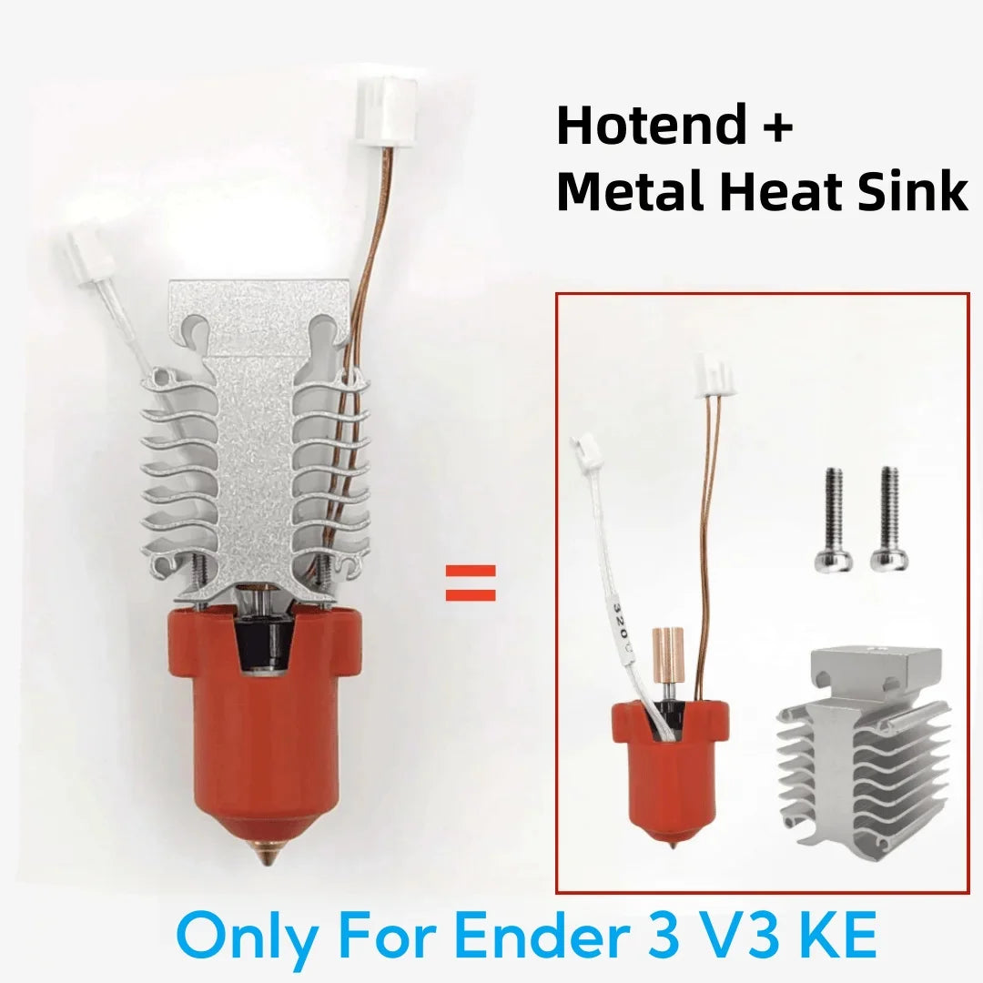 For Creality Ender-3 V3 KE Hotend Upgrade heating head Kit |Ceramic Heating Block &  High Thermal Conductivity Nozzle