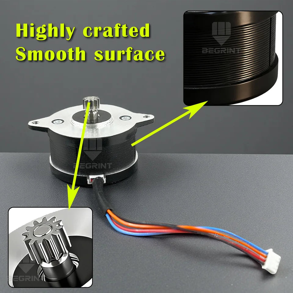 For Creality K1 Extruder Motor 1.8 Degree Press 12 Tooth Gear Circular Stepper Motor for K1C/K1 Max Ender-3 V3 3D Printer