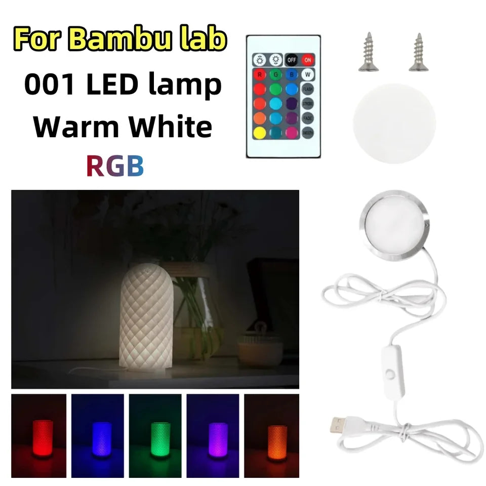 For Bambu Lab Led Lamp Kit 001 Maker Supply Bambulab Light Kit Led Light Parts Diy Model Without 3d Printing Parts