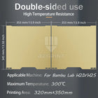 Double-Sided PET/PEI Build Plate for H2D / H2S