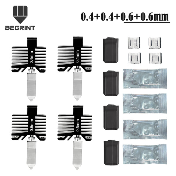 Integrated Hardened Steel Hotend