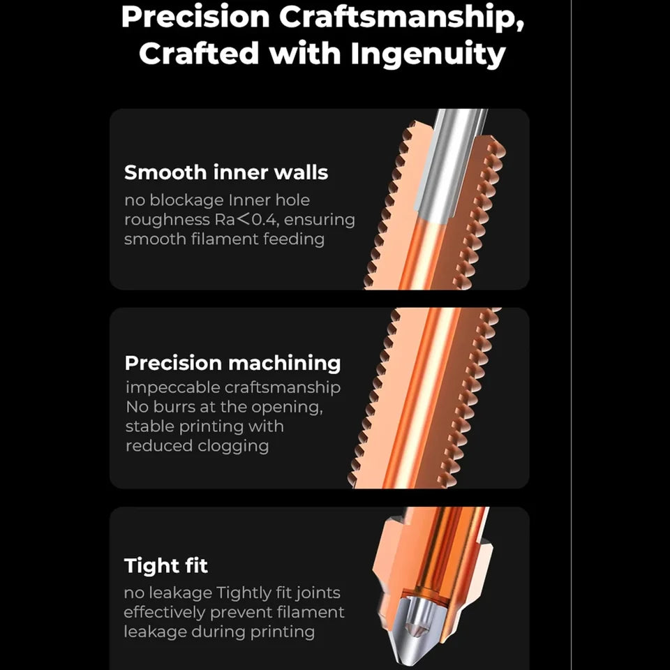 Upgrade Quick Swap K1c Unicorn for Creality K1c Nozzle K1 Max Nozzle Throat Ender-3 V3 For Creality K1c Hotend 3d Printer Parts