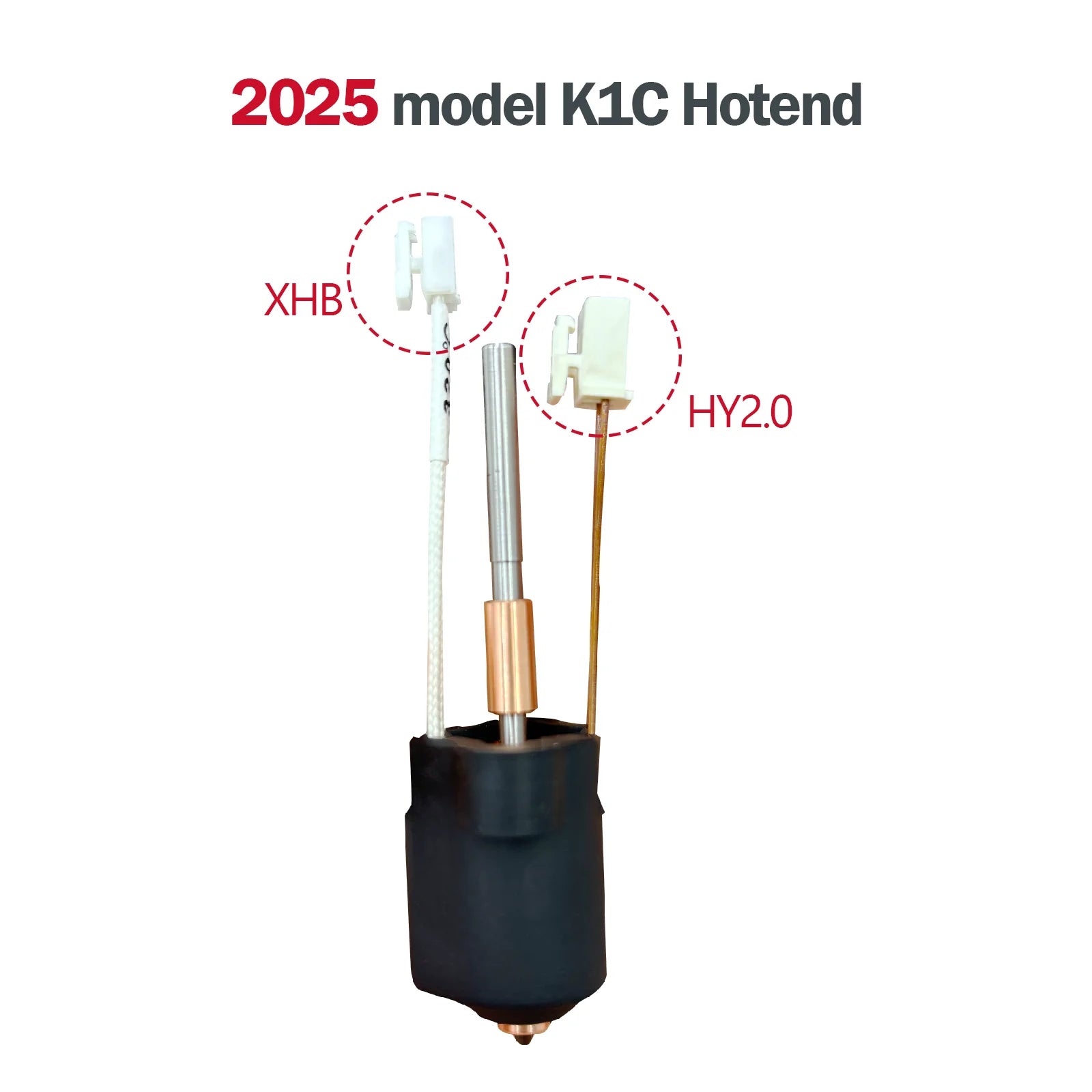 For Creality K1C/K1 Max hotend kit Quick Swap Ceramic Heating Block High Flow Printing 3d Printer Parts for K1Max K1C 3D Printer