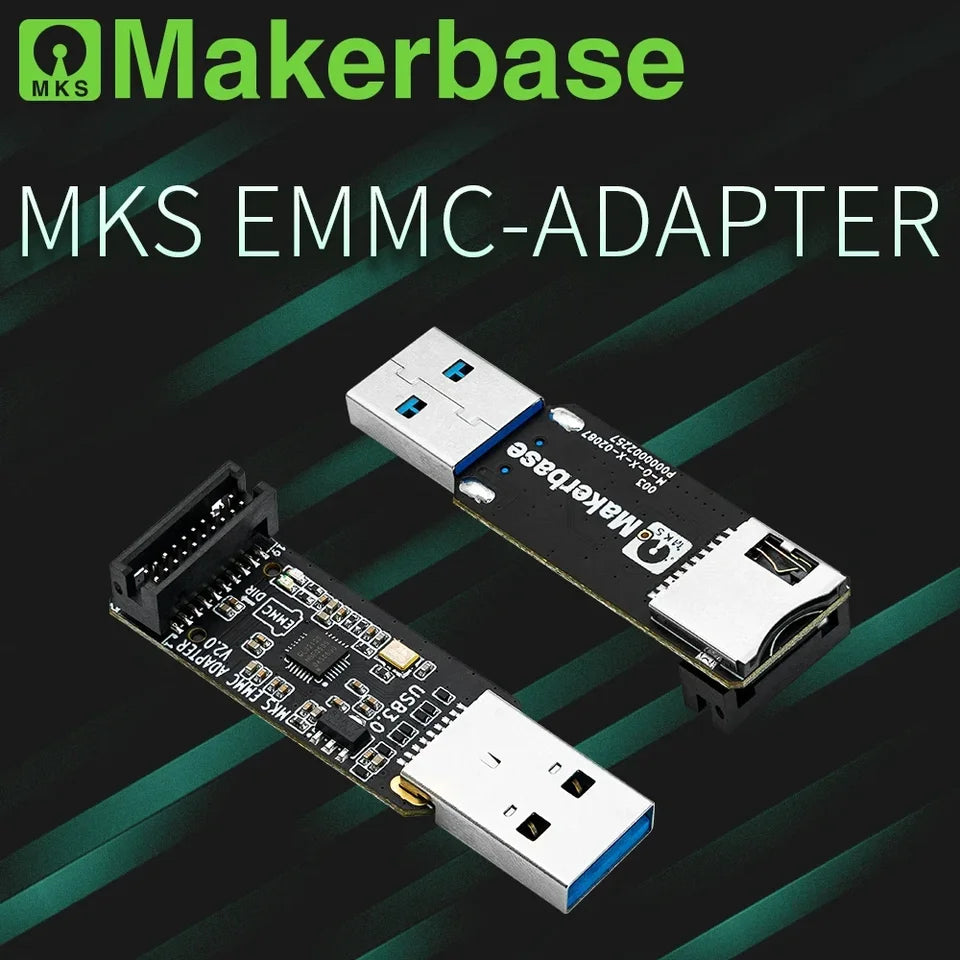 Makerbase MKS EMMC-ADAPTER V2 USB 3.0 Reader For EMMC Module Micro SD TF Card MKS Pi MKS SKIPR