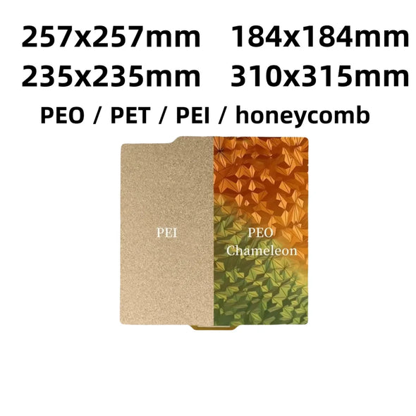 PEO Chameleon Double-Sided PEI Build Plate