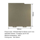PEO Chameleon Double-Sided PEI Build Plate
