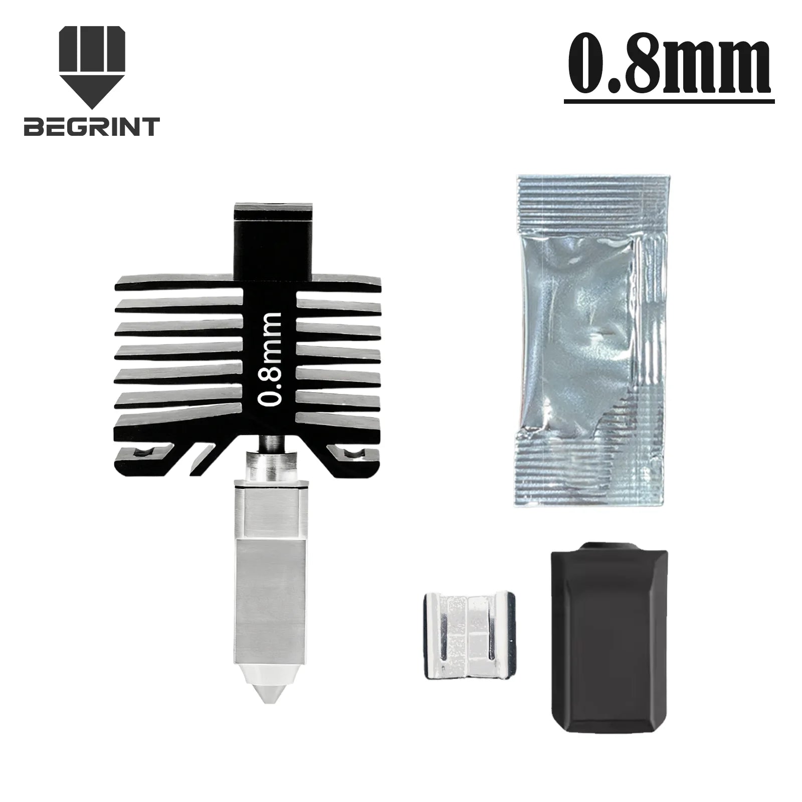Integrated Hardened Steel Hotend