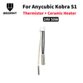 Thermistor Heater For Anycubic Kobra S1 Hotend 24V 50W Heating Kobra S1 Combo Hot End Kit Print Head S1C 3d Printer Accessories