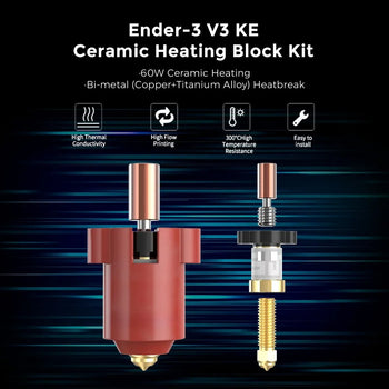 Ceramic Hotend for Ender-3 V3 KE